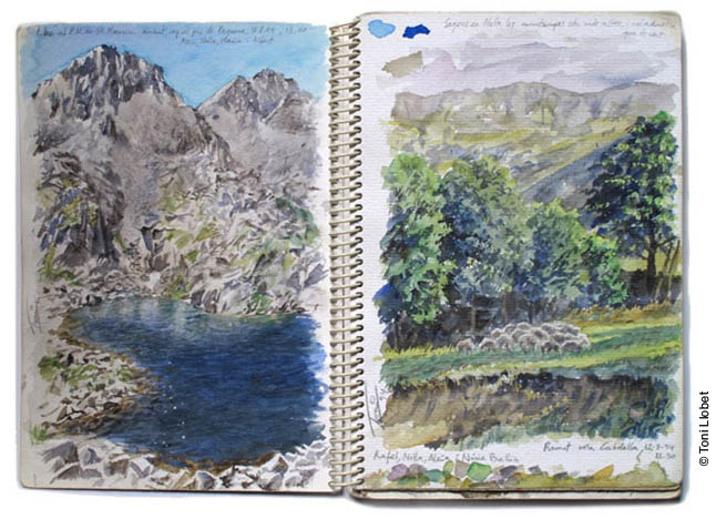 tonillobet_wildlifeart_watercolour04_aiguestortes
