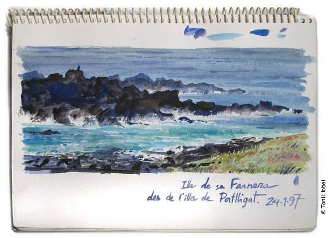 tonillobet_wildlifeart_watercolour06_portlligat
